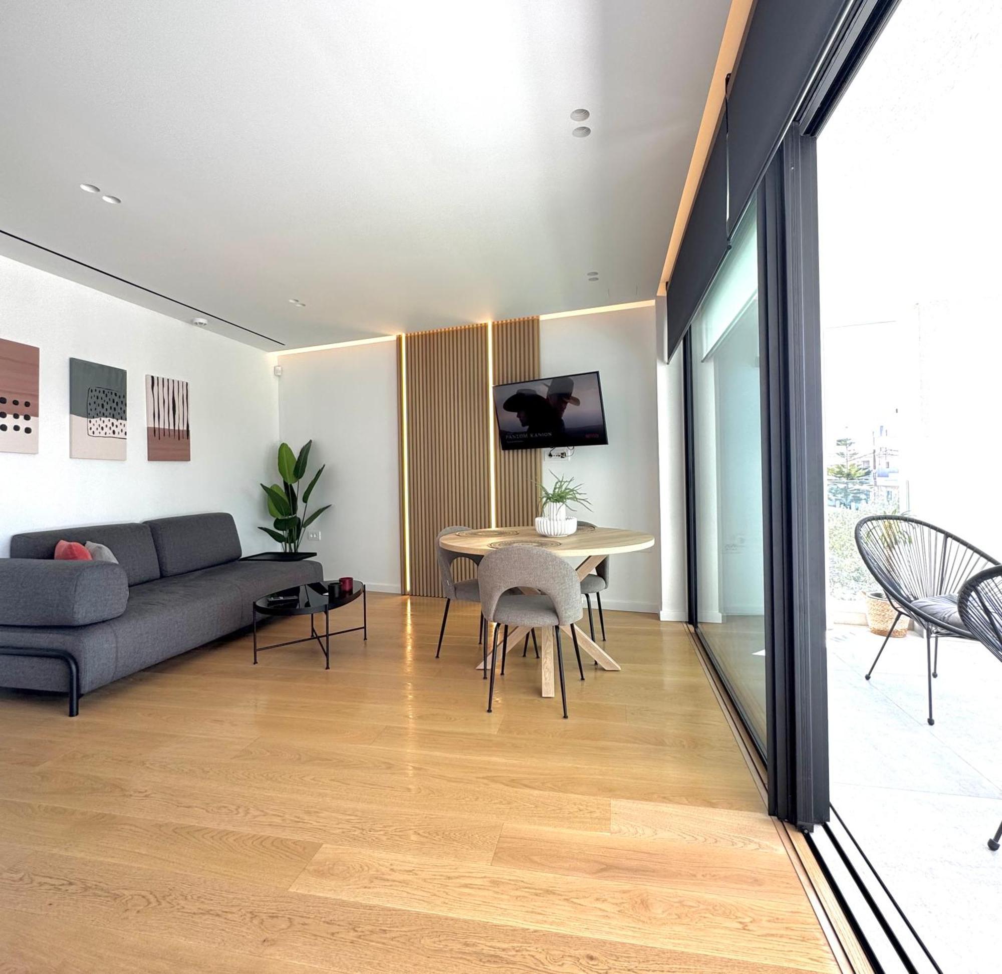 Modern Minimal Apartment Jerápetra Kültér fotó